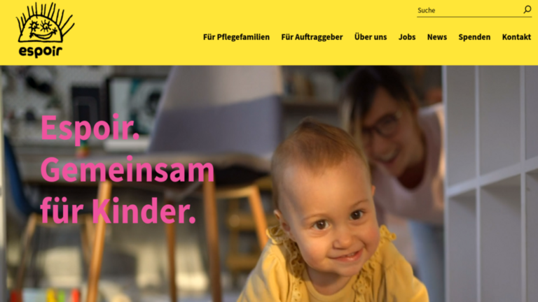 Espoir – eine Website, die alle erreicht